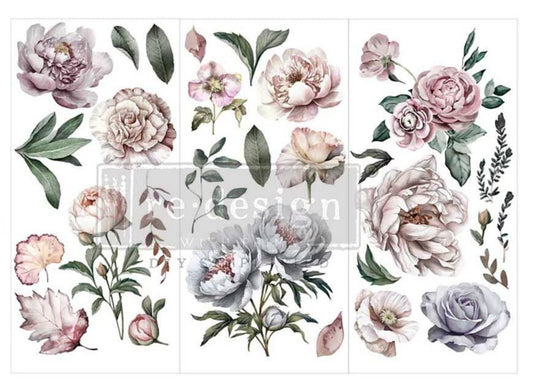 Blossom Breeze - 3 sheets - 15cm x 30cm each - Redesign Decor Transfer Decal - Furniture Transfer - Baillea's Interiors -