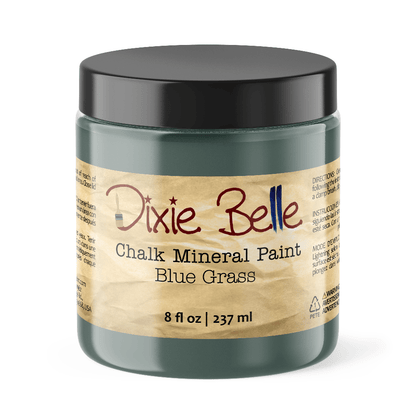 BLUE GRASS - Dixie Belle - Muted Teal Chalk Mineral Paint - 118ml/4oz - 236ml/8oz - 473ml/16oz - 96ml/32oz - Paint - Chalk and Mineral - Baillea's Interiors -