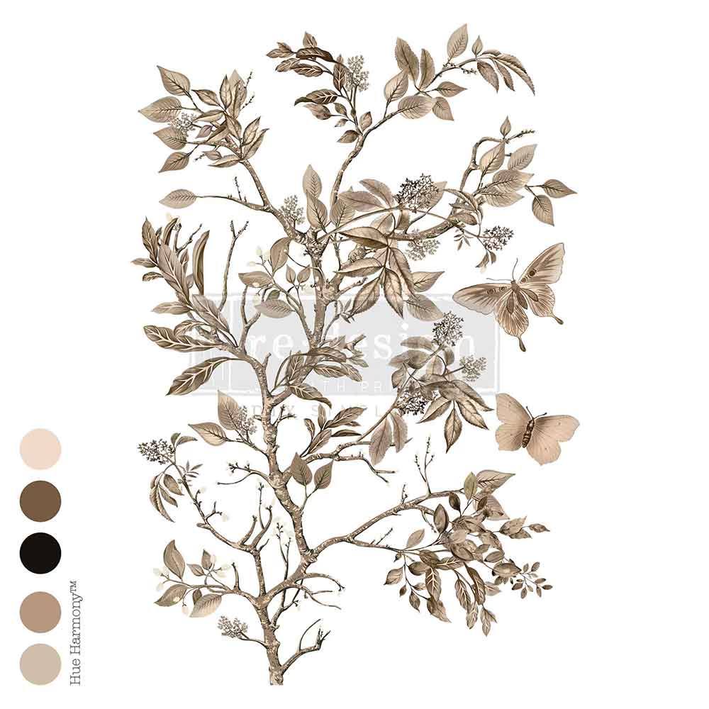 Branch Harmony - 24" x 35" - Redesign with Prima - Decor Transfer Decal - Furniture Transfer - Baillea's Interiors -