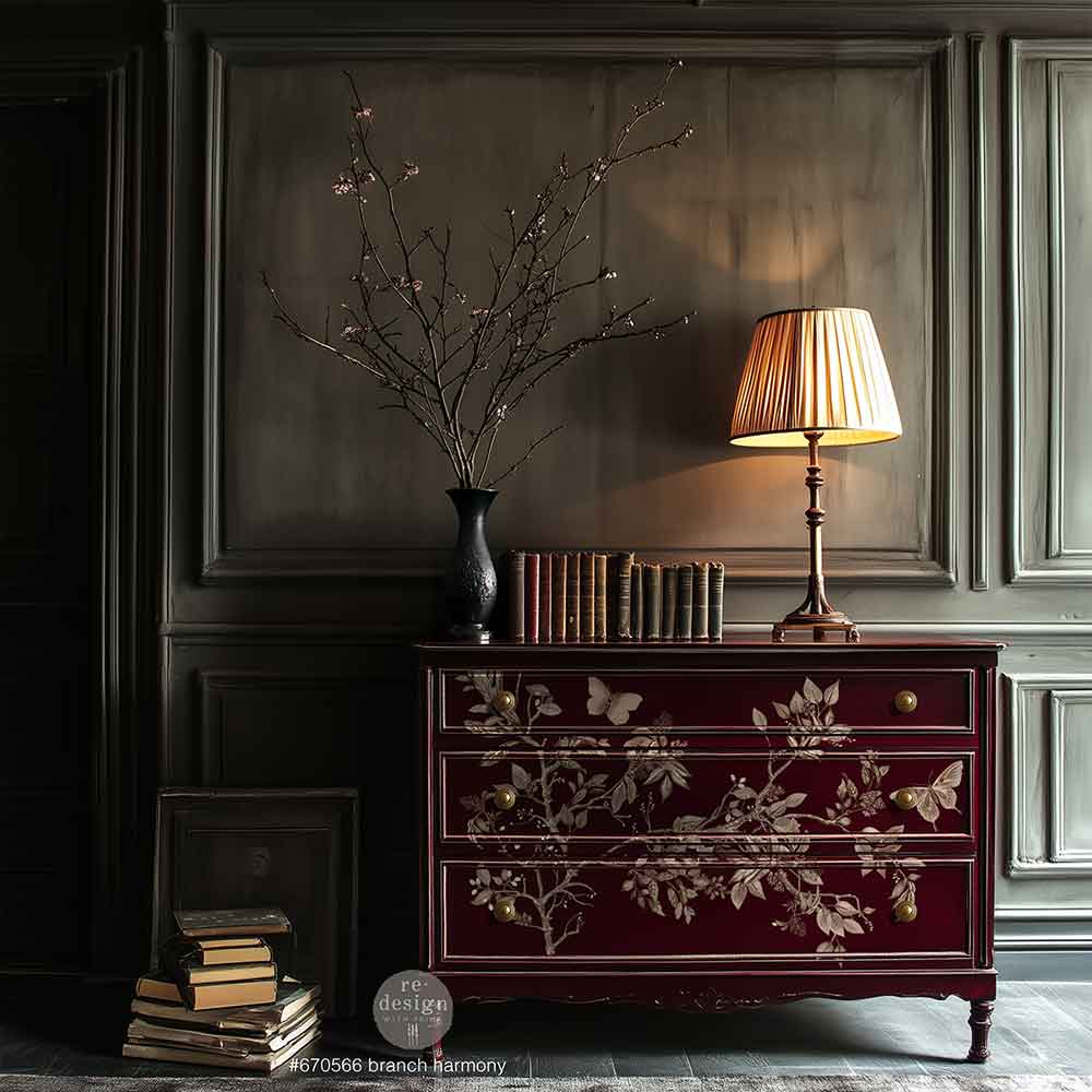 Branch Harmony - 24" x 35" - Redesign with Prima - Decor Transfer Decal - Furniture Transfer - Baillea's Interiors -