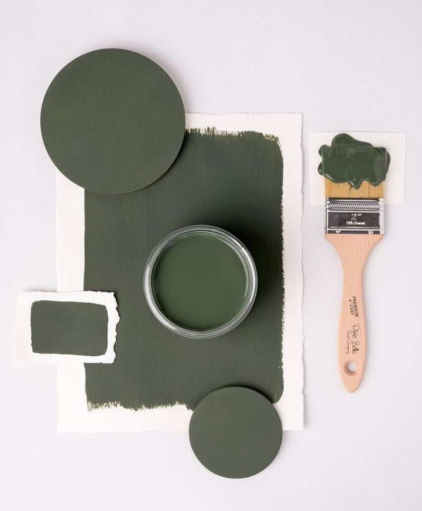 BRIAR PATCH - Dixie Belle - Muted Green Chalk Mineral Paint - 118ml/4oz - 236ml/8oz - 473ml/16oz - 96ml/32oz - Paint - Chalk and Mineral - Baillea's Interiors -