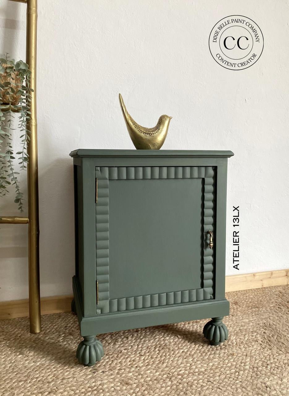 BRIAR PATCH - Dixie Belle - Muted Green Chalk Mineral Paint - 118ml/4oz - 236ml/8oz - 473ml/16oz - 96ml/32oz - Paint - Chalk and Mineral - Baillea's Interiors -