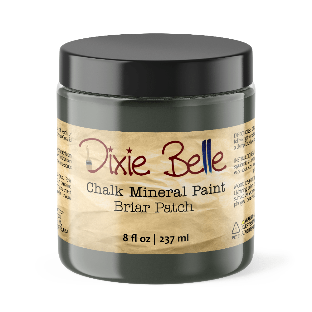 BRIAR PATCH - Dixie Belle - Muted Green Chalk Mineral Paint - 118ml/4oz - 236ml/8oz - 473ml/16oz - 96ml/32oz - Paint - Chalk and Mineral - Baillea's Interiors -
