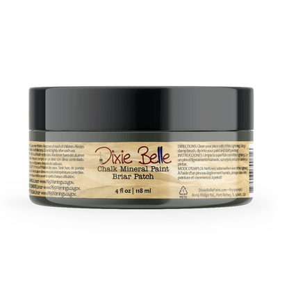 BRIAR PATCH - Dixie Belle - Muted Green Chalk Mineral Paint - 118ml/4oz - 236ml/8oz - 473ml/16oz - 96ml/32oz - Paint - Chalk and Mineral - Baillea's Interiors -