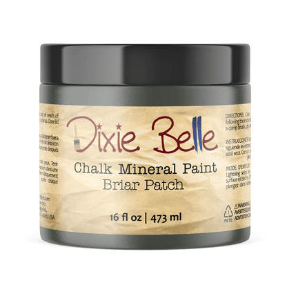 BRIAR PATCH - Dixie Belle - Muted Green Chalk Mineral Paint - 118ml/4oz - 236ml/8oz - 473ml/16oz - 96ml/32oz - Paint - Chalk and Mineral - Baillea's Interiors -