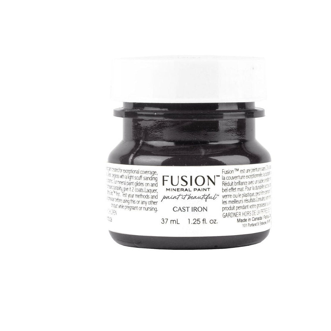 CAST IRON- Fusion Mineral Paint - 37ml, 500ml - Paint - All In One - Baillea's Interiors -