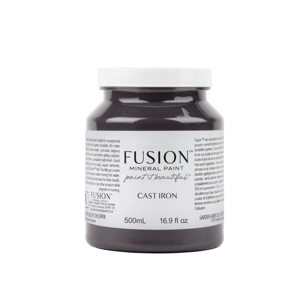 CAST IRON- Fusion Mineral Paint - 37ml, 500ml - Paint - All In One - Baillea's Interiors -