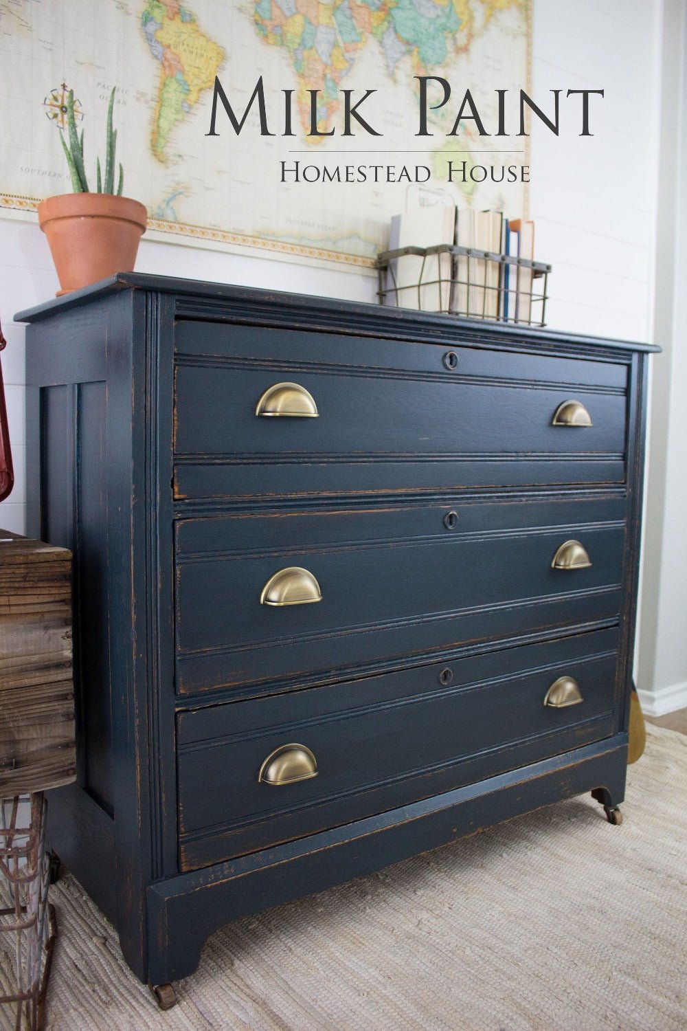 COAL BLACK Milk Paint by Homestead House 50g and 300g - Paint - Milk - Baillea's Interiors -