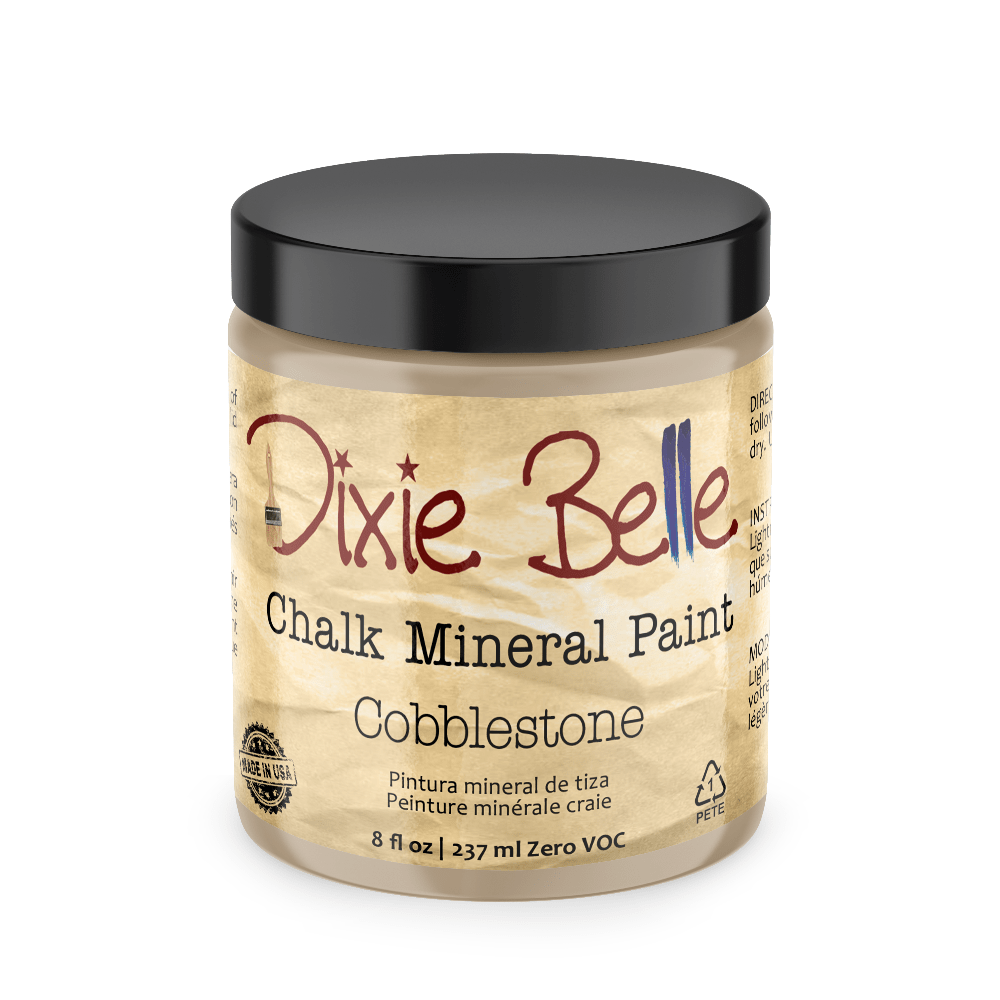 COBBLESTONE - Dixie Belle - Natural Stone Colour Chalk Mineral Paint - 118ml/4oz - 236ml/8oz - 473ml/16oz - 946ml - Paint - Chalk and Mineral - Baillea's Interiors -