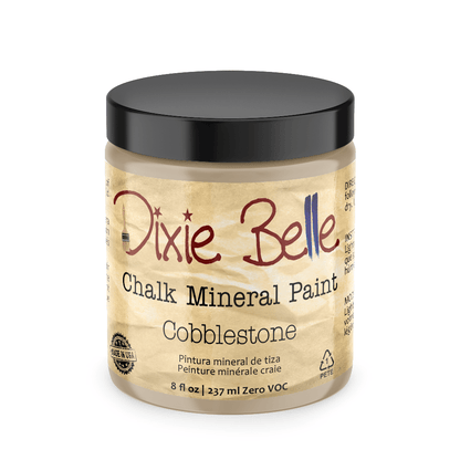COBBLESTONE - Dixie Belle - Natural Stone Colour Chalk Mineral Paint - 118ml/4oz - 236ml/8oz - 473ml/16oz - 946ml - Paint - Chalk and Mineral - Baillea's Interiors -