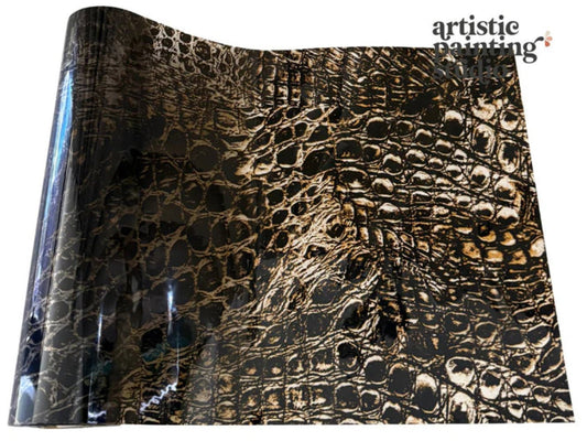Cooper Crocodile Foil - Semi Transparent Rub On Metallic Foil by APS - Foils - Baillea's Interiors -