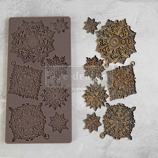 DAZZLING ORNATES Decor Mould Re-Design with Prima 5" x 10" - Moulds - Baillea's Interiors -