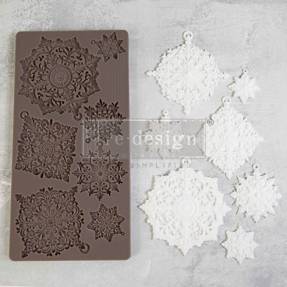 DAZZLING ORNATES Decor Mould Re-Design with Prima 5" x 10" - Moulds - Baillea's Interiors -