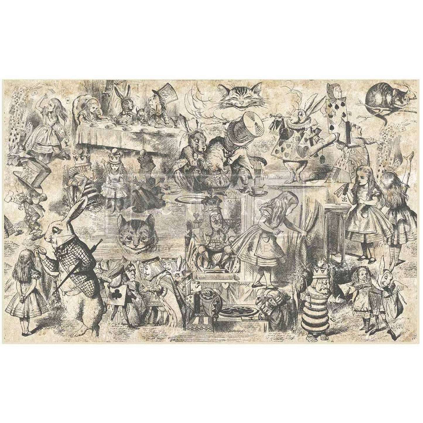 Decor Tissue Paper - Dreaming In Wonderland - 48.3cm x 76.2cm - ReDesign with Prima - Decoupage - Baillea's Interiors -
