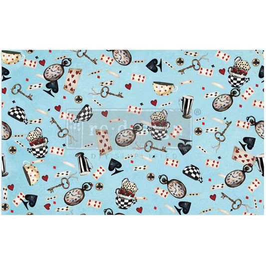 Decor Tissue Paper - WONDERLAND WHIMSY - 48.3cm x 76.2cm - ReDesign with Prima - Decoupage - Baillea's Interiors -