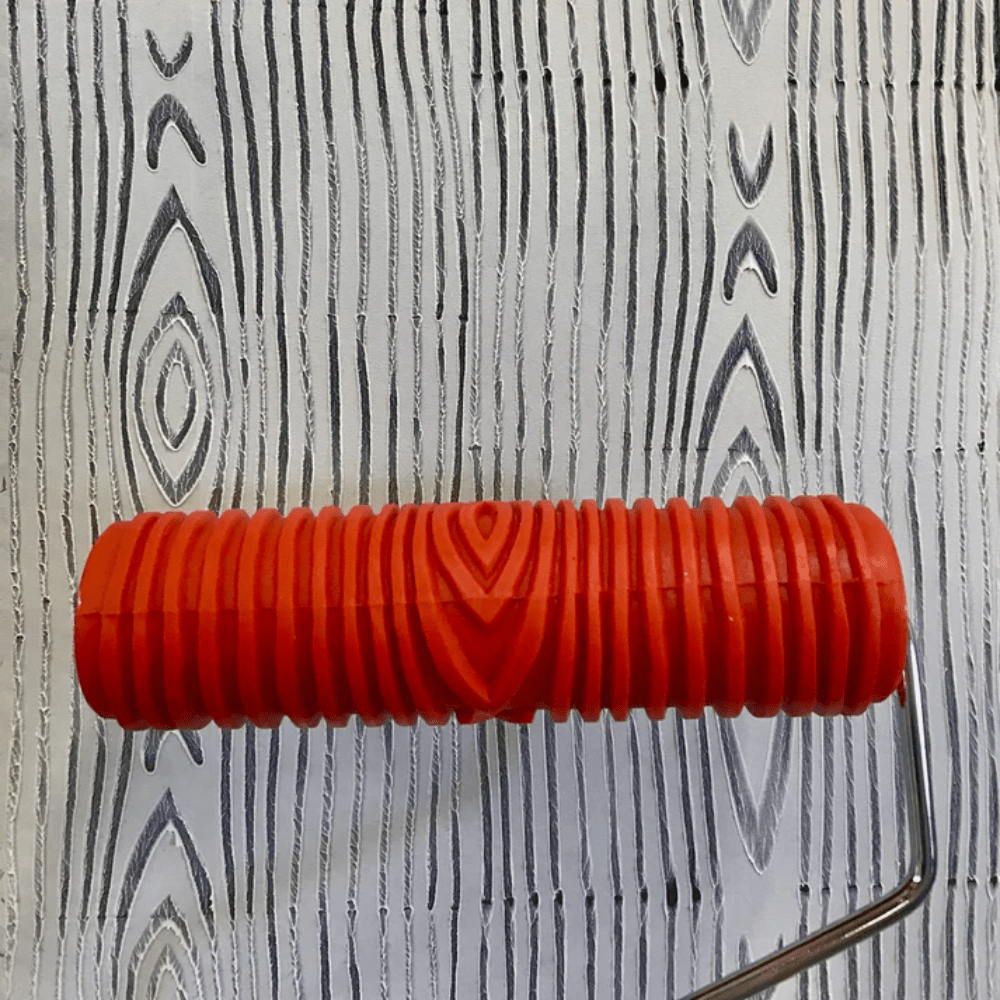 Decorative Art Paint Roller with Handle - WOODGRAIN - Brush - Baillea's Interiors -