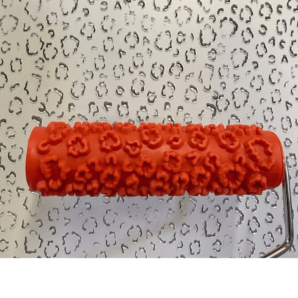 Decorative Art Texture Paint Roller with Handle - CHEETAH - Brush - Baillea's Interiors -