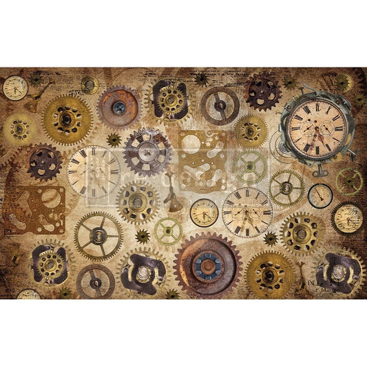 Decoupage Decor Tissue Paper - TIMEWORKS - 19″ X 30″ Re-Design with Prima - Decoupage - Baillea's Interiors -