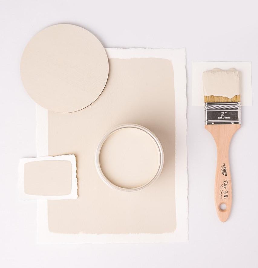 ECRU - Dixie Belle - Beige Chalk Mineral Paint - 118ml/4oz - 236ml/8oz - 473ml/16oz - 96ml/32oz - Paint - Chalk and Mineral - Baillea's Interiors -