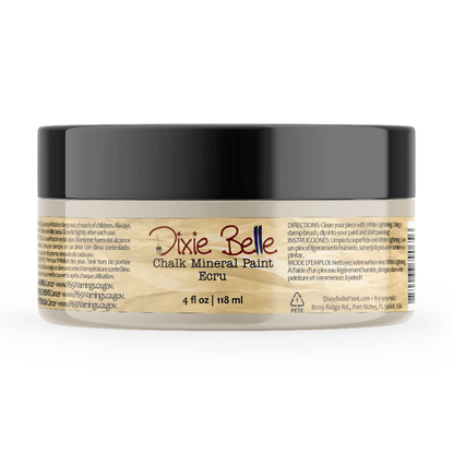 ECRU - Dixie Belle - Beige Chalk Mineral Paint - 118ml/4oz - 236ml/8oz - 473ml/16oz - 96ml/32oz - Paint - Chalk and Mineral - Baillea's Interiors -