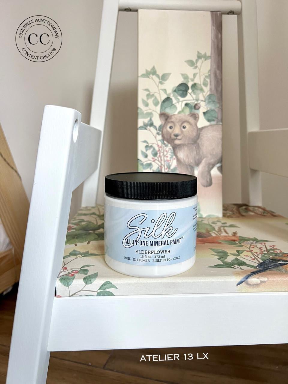 Elderflower - Silk All-In-One Mineral Paint - 118ml /473ml - Dixie Belle Paint - Paint - All In One - Baillea's Interiors -