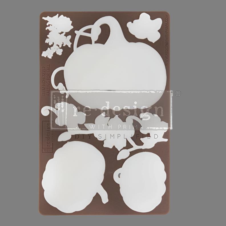 FALLING FOR FALL - Decor Mould Re-Design with Prima 8" x 5" - Moulds - Baillea's Interiors -