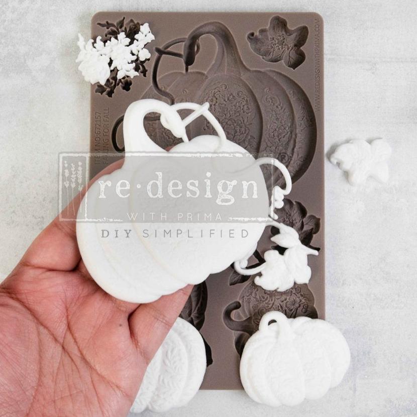 FALLING FOR FALL - Decor Mould Re-Design with Prima 8" x 5" - Moulds - Baillea's Interiors -