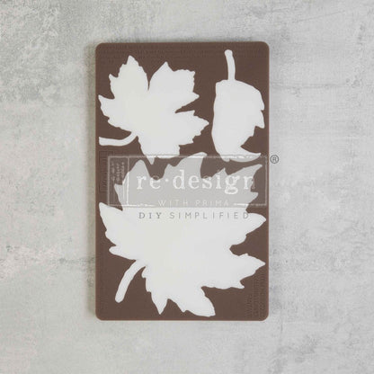 Falling Leaves Fantasy - Decor Mould - Re-Design with Prima 8" x 5" - Moulds - Baillea's Interiors -
