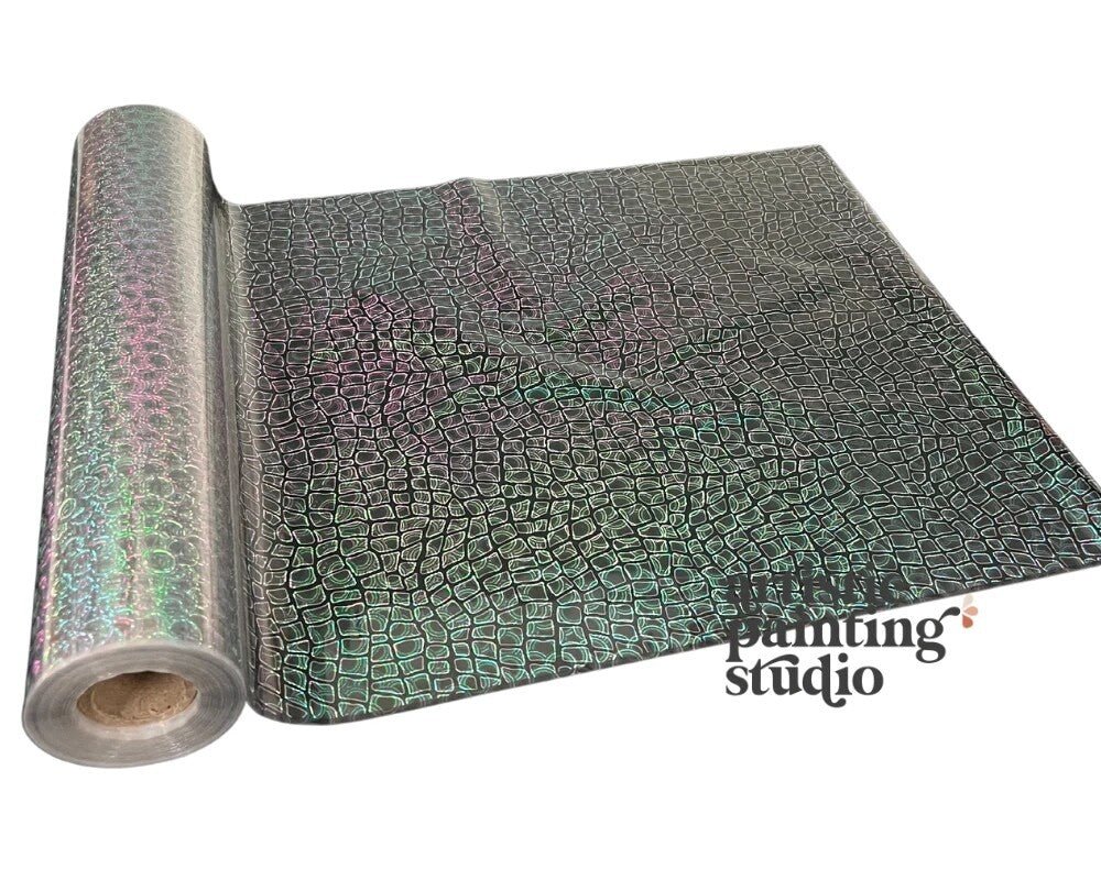 FIONA HOLOGRAM - Transparent Rub On Metallic Foil by APS - Textile Friendly - Foils - Baillea's Interiors -