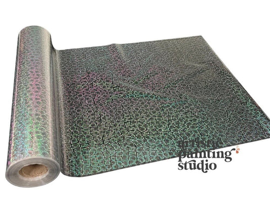 FIONA HOLOGRAM - Transparent Rub On Metallic Foil by APS - Textile Friendly - Foils - Baillea's Interiors -