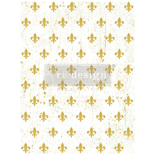 FLEUR DE LIS - 18" x 24" - Redesign Decor Transfer Decal