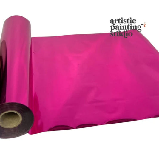 French Pink Metallic Foil - Rub On Metallic Foil by APS - Textile Friendly - Foils - Baillea's Interiors -