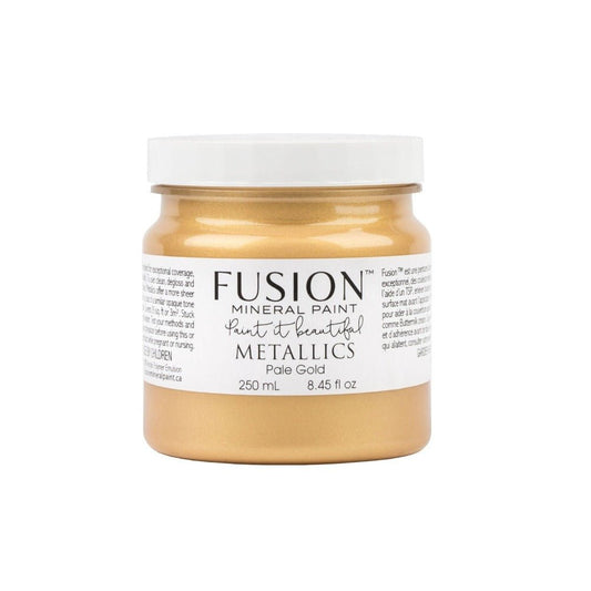 Fusion Metallics - PALE GOLD - 37ml/250ml - Paint - Metallic - Baillea's Interiors -