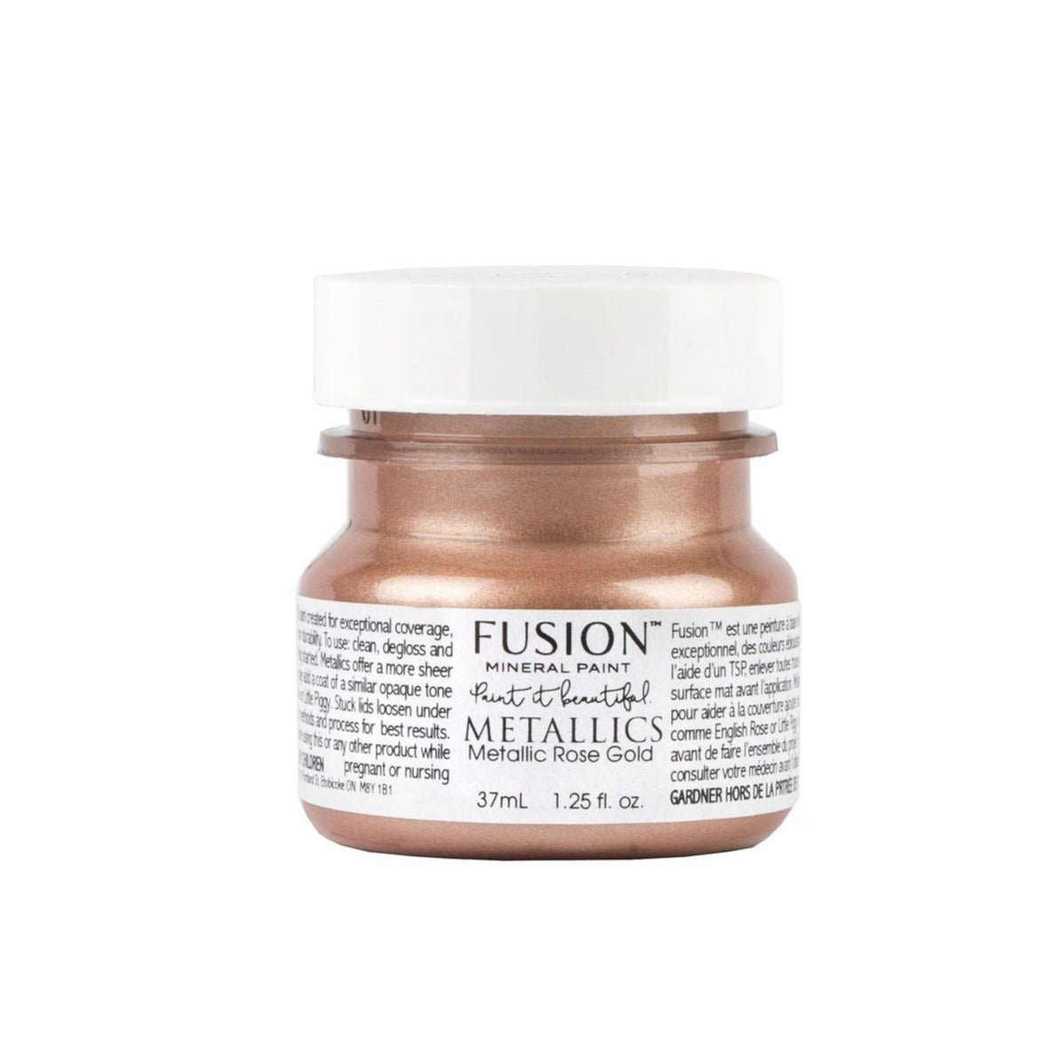 Fusion Metallics - ROSE GOLD - 37ml/250ml - Paint - Metallic - Baillea's Interiors -