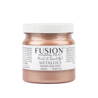 Fusion Metallics - ROSE GOLD - 37ml/250ml - Paint - Metallic - Baillea's Interiors -