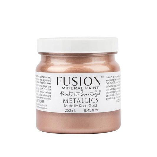 Fusion Metallics - ROSE GOLD - 37ml/250ml - Paint - Metallic - Baillea's Interiors -