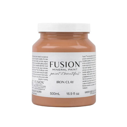 IRON CLAY- Fusion Mineral Paint - 37ml, 500ml