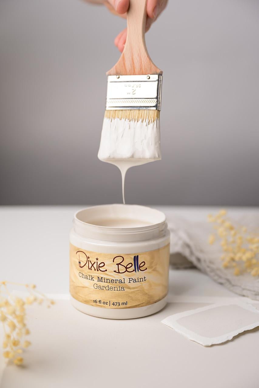 GARDENIA- Dixie Belle - Warm White Chalk Mineral Paint - 118ml/4oz - 236ml/8oz - 473ml/16oz - 96ml/32oz - Paint - Chalk and Mineral - Baillea's Interiors -
