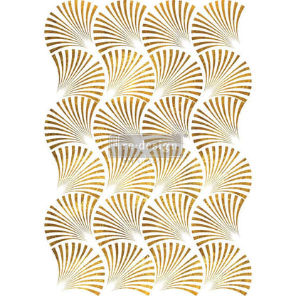 GEO WAVE - 24" x 35" - Re-design With Prima Furniture Decor Transfer - Furniture Transfer - Baillea's Interiors -
