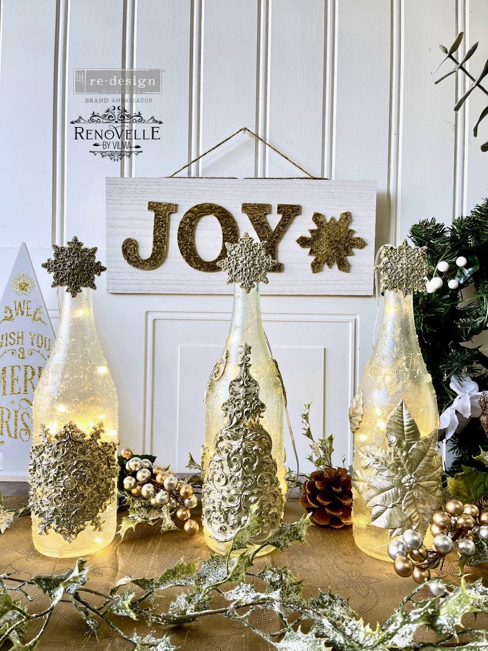 GLORIOUS TREE Decor Mould Re-Design with Prima 8" x 5" - Moulds - Baillea's Interiors -