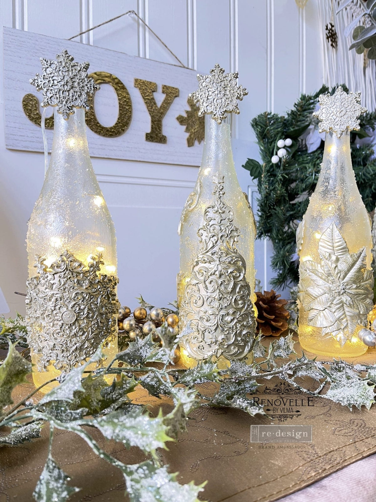 GLORIOUS TREE Decor Mould Re-Design with Prima 8" x 5" - Moulds - Baillea's Interiors -