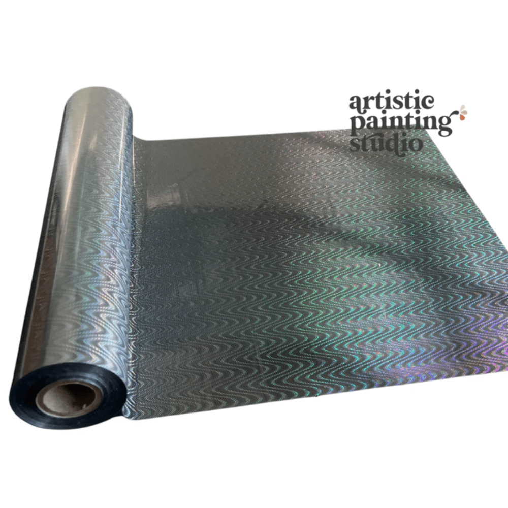 GLOW THE EXTRA MILE - (semi transparent) Holographic - Rub On Metallic Foil by APS - Textile Friendly - Foils - Baillea's Interiors -