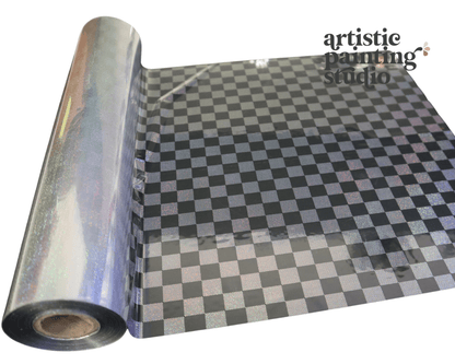HARLEY HOLOGRAM (Transparent) - Rub On Metallic Foil by APS - Textile Friendly - Foils - Baillea's Interiors -
