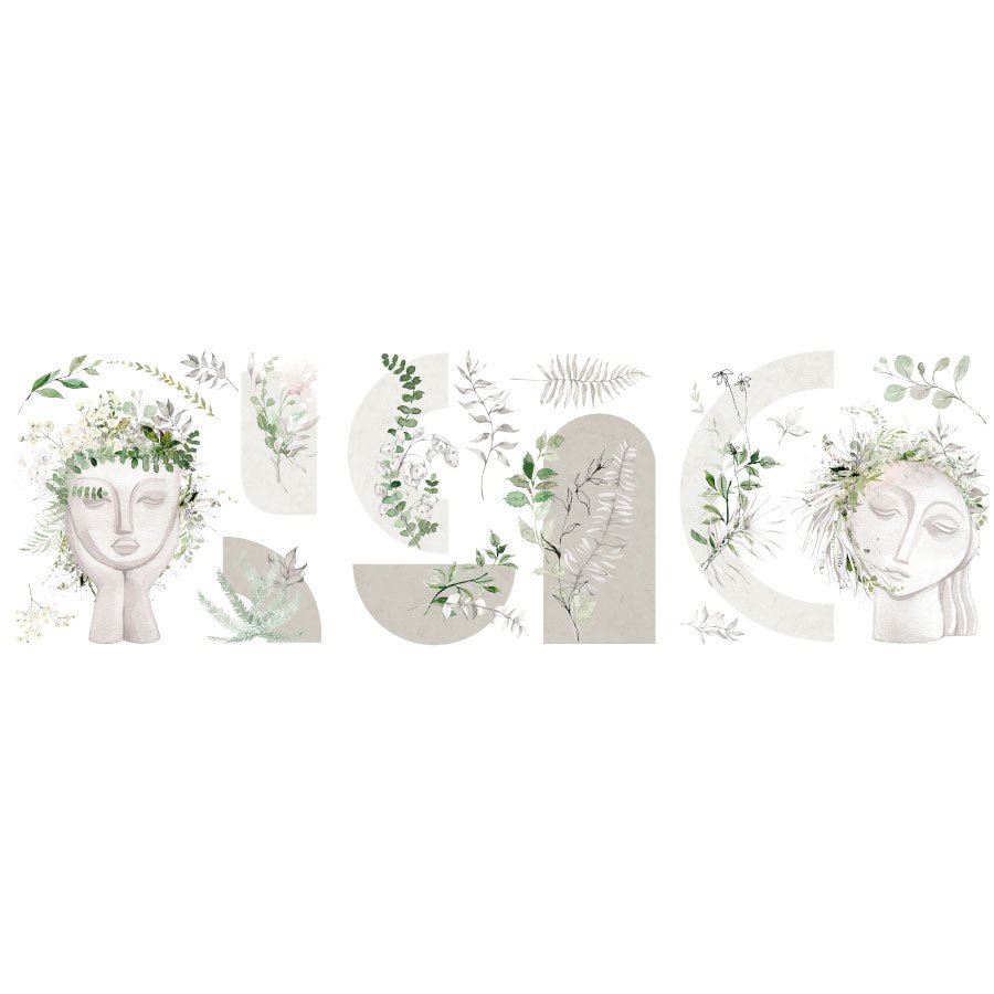 Harmony - 31.5cm x 30cm x 3 Sheets - Hokus Pokus Rub On Decor Transfer Decal - Furniture Transfer - Baillea's Interiors -