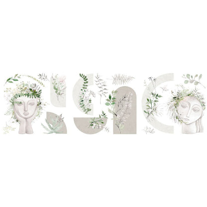 Harmony - 31.5cm x 30cm x 3 Sheets - Hokus Pokus Rub On Decor Transfer Decal - Furniture Transfer - Baillea's Interiors -