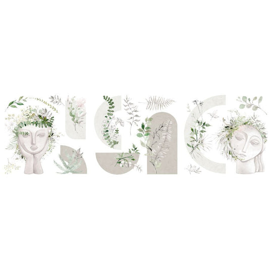 Harmony - 31.5cm x 30cm x 3 Sheets - Hokus Pokus Rub On Decor Transfer Decal - Furniture Transfer - Baillea's Interiors -