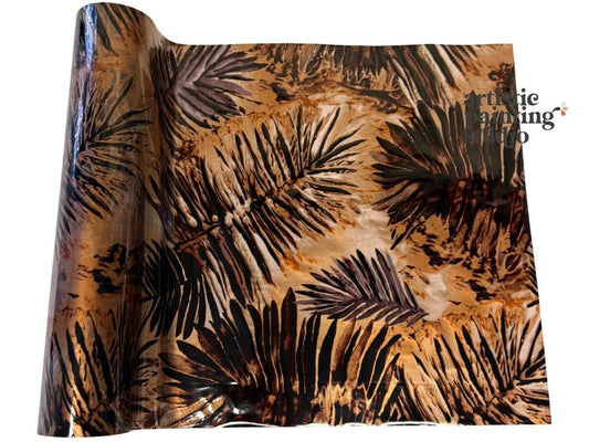 Hazel Palms Semi Transparent Foil - Rub On Premium Foil by APS - Textile Friendly - Foils - Baillea's Interiors -