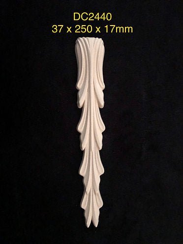Heat Bendable Wood Applique Drop From Decocurve - DC2440 - Moulding - Baillea's Interiors -