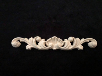 Heat Bendable Wood Applique Pediment From Decocurve - DC2502 - Moulding - Baillea's Interiors -