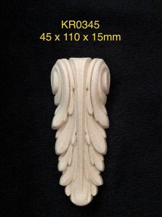 Heat Bendable Wood Corbel From Decocurve - KR0345 - Moulding - Baillea's Interiors -